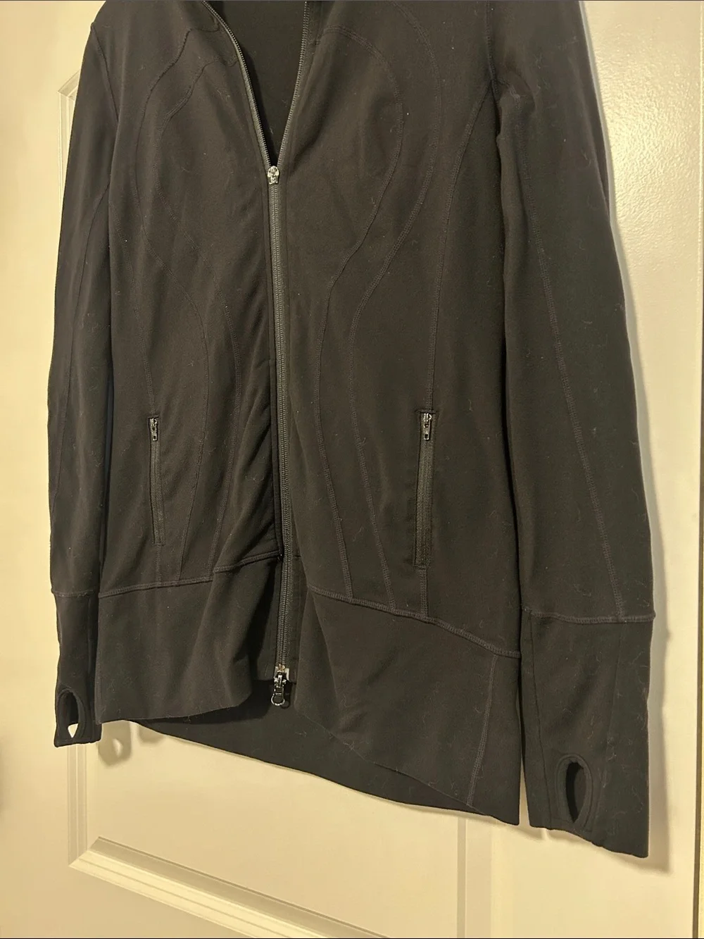 Lululemon Athletics Black Zip-Up Active Jacket Size 10